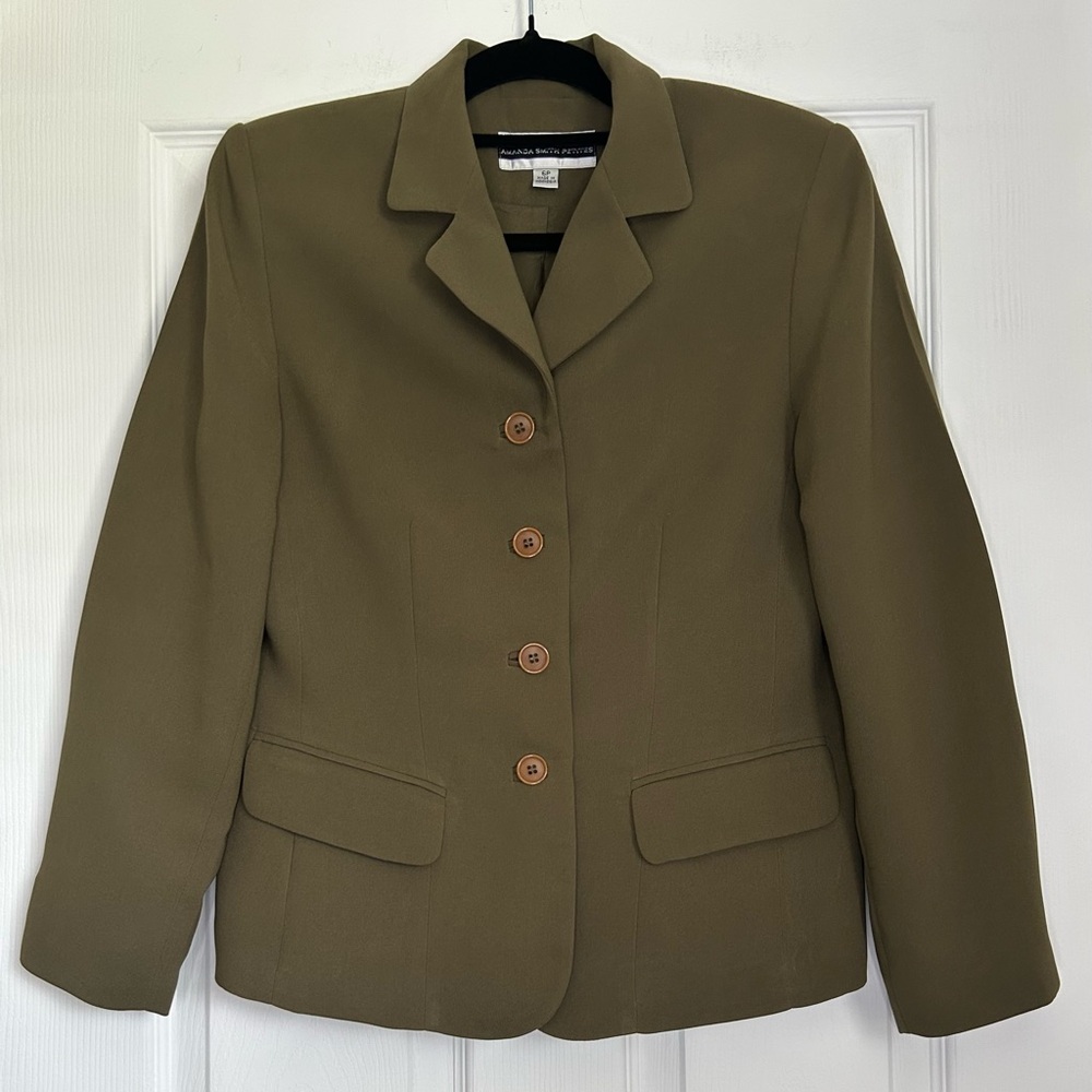 Amanda Smith Khaki Women's Blazer